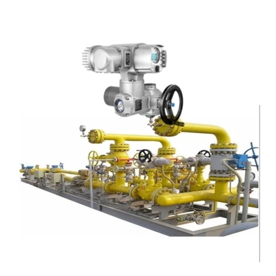 A válvula de controle de fluxo Skid está equipada com válvula elétrica Auma SQV e SQRV actuadores de frequência variável em série