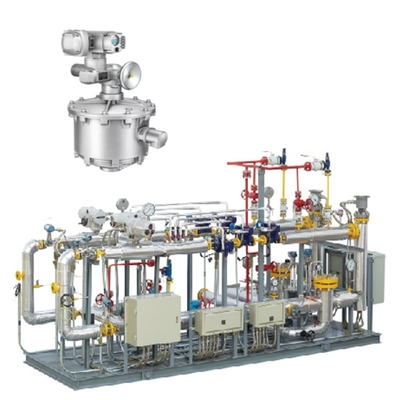 A válvula de regulação de fluxo está equipada com o dispositivo de segurança contra falhas do interruptor do atuador da válvula Auma FQM/FQMEx