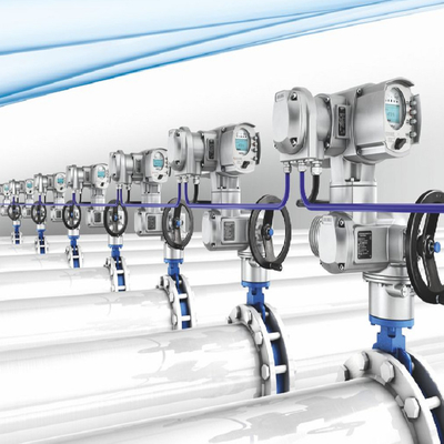 Control de pressão/corrente Deslizamento com atuador elétrico Auma SA/SQ e caixa de velocidades multi-rotação GK/GST/GHT