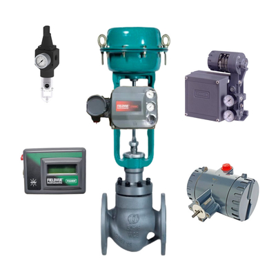 Válvula de controlo chinesa equipada com Fisher DVC6200 DVC2000 DVC7k DVC510si posicionador de válvula inteligente e válvula solenoide ASCO