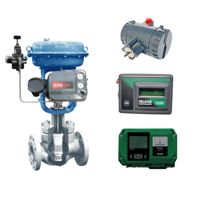 Válvula de controlo chinesa equipada com Fisher DVC6200 DVC2000 DVC7k DVC510si posicionador de válvula inteligente e válvula solenoide ASCO