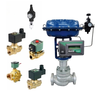 Stock Fisher válvula de controle pneumático de alta qualidade Modelos populares como DVC2000 DVC6200 3582i DIGITAL HART VALVE POSITIONER com válvula solenoide ASCO