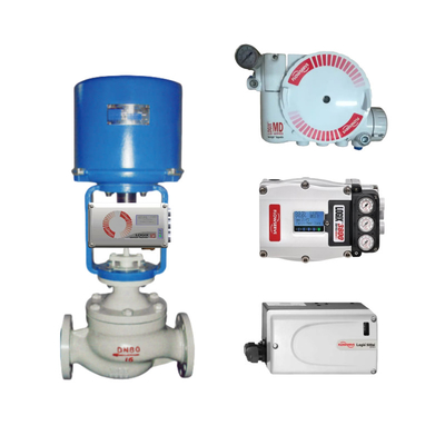 Válvula de controlo pneumática linear com servidor de fluxo LOGIX 520MD Posicionador de válvula cardíaca digital e válvula solenoide ASCO em estoque