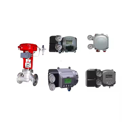 DN250 válvulas de controlo pneumáticas com SVI2-21123121 Masoneilan Digital Valve Positioner e 78-40 Regulador de filtro