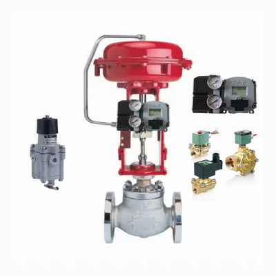 Válvula de controlo com Masoneilan SVI II AP SVI2-21113121 Posicionador de válvula para válvula de controlo pneumática