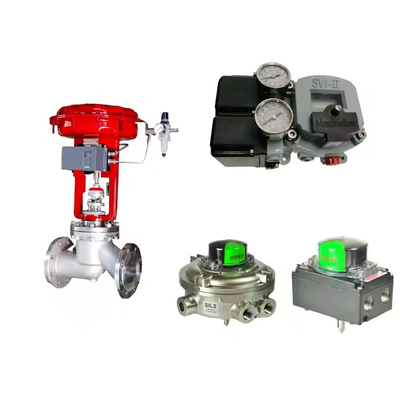 China válvula de controlo com Masoneilan SVI2-21113121 posicionador de válvula e Emerson Asco L339 série válvula solenoide universal