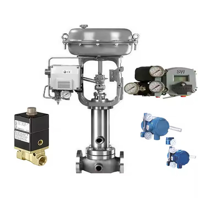 Masoneilan SVI2-22113111 Posicionador digital e Burkert 0263 válvula solenoide pneumática AZBIL AVP300/301/302 posicionador