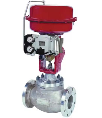 Válvula chinesa de dupla porta Válvula avançada de aço inoxidável Corpo superior de carbono com posicionador de válvulas Masoneilan SVI2