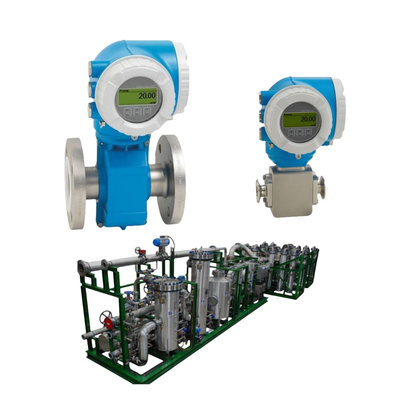 Equipamento chinês montado em patins E+H Endress + Hauser Proline Promag H 300 Transmissor de fluxo eletromagnético