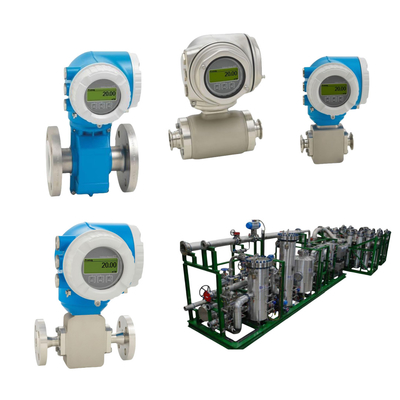 Equipamento chinês montado em patins E+H Endress + Hauser Proline Promag H 300 Transmissor de fluxo eletromagnético