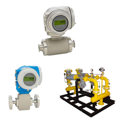 Equipamento chinês montado em patins E+H Endress + Hauser Proline Promag H 300 Transmissor de fluxo eletromagnético