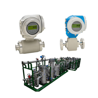 Equipamento chinês montado em patins E+H Endress + Hauser Proline Promag H 300 Transmissor de fluxo eletromagnético