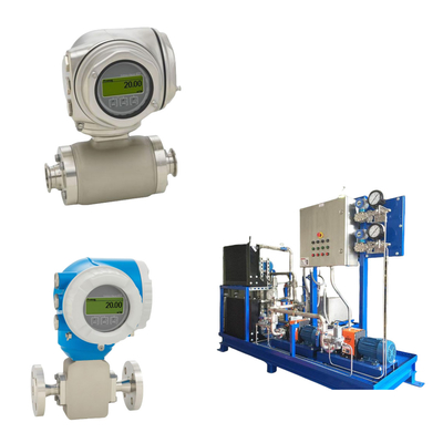 Equipamento chinês montado em patins E+H Endress + Hauser Proline Promag H 300 Transmissor de fluxo eletromagnético