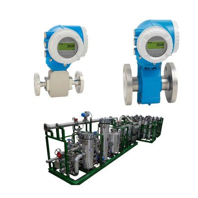 Equipamento chinês montado em patins E+H Endress + Hauser Proline Promag H 300 Transmissor de fluxo eletromagnético