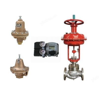 Válvula de controlo pneumática com posicionador Masoneilan SVI2-21113121 e válvula de regulação de pressão Fisher SR5