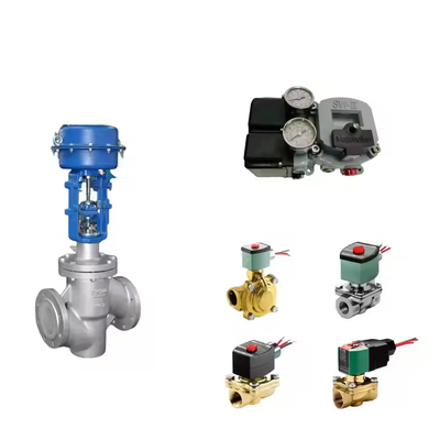 Válvula de controlo pneumática chinesa com Masoneilan SVI2-21123121 Válvula posicionador e ASCO Solenoide Valve Stock fornecedor