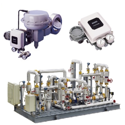 Sistema de controle de pressão / fluxo KOSO 710E/720E válvula borboleta e 6500RA atuador pneumático e EPB811 conjunto de posicionador de válvula