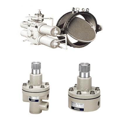 Deslizamento da válvula de controlo de caudal equipada com válvula de controlo KOSO 710C 7300RA cilindro PRF400 válvula de redução de pressão do filtro