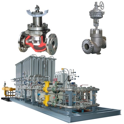 Deslizamento de válvula de controle de fluxo equipado com válvulas KOSO 500M/500D e 5200LA/6300LA Actuadores pneumáticos EP800 posicionadores de válvula