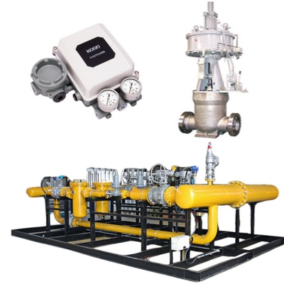 Valva de controle de fluxo deslizamento e KOSO 400H válvula de controle 5200LA/6100LA atuador pneumático EP800 posicionador CL420/CL523 válvula de bloqueio