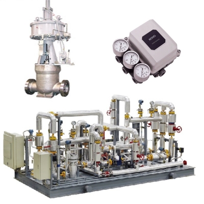 Valva de controle de fluxo deslizamento e KOSO 400H válvula de controle 5200LA/6100LA atuador pneumático EP800 posicionador CL420/CL523 válvula de bloqueio