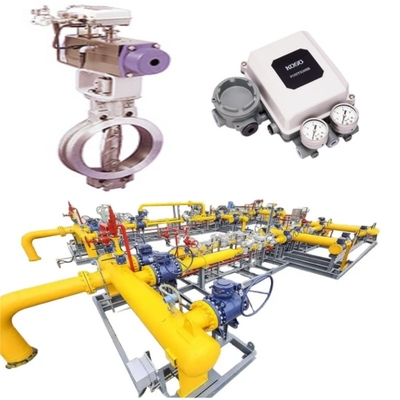 Válvulas de controle de pressão / fluxo e válvulas KOSO com atuadores pneumáticos 6300RA/6300RB/5200LA com conjuntos de válvulas de bloqueio EPA800/EPB800 CL420/CL523