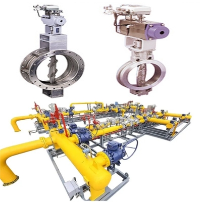 Válvulas de controle de pressão / fluxo e válvulas KOSO com atuadores pneumáticos 6300RA/6300RB/5200LA com conjuntos de válvulas de bloqueio EPA800/EPB800 CL420/CL523