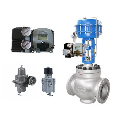 Masoneilan SVI2 Valve Positioner e válvula de porcelana para válvula de controlo de caudal