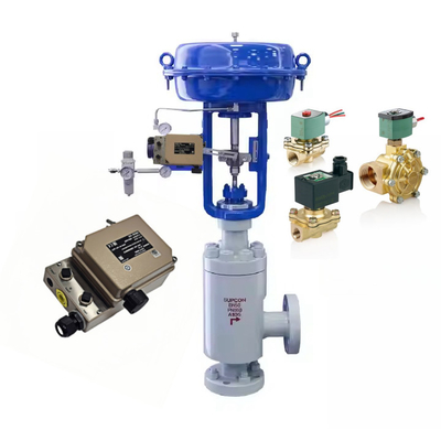 Fornecedor Peças sobressalentes Série Samson Tipo 4763 posicionador electropneumático com válvula de solenoide Burkert Para válvula de marca chinesa