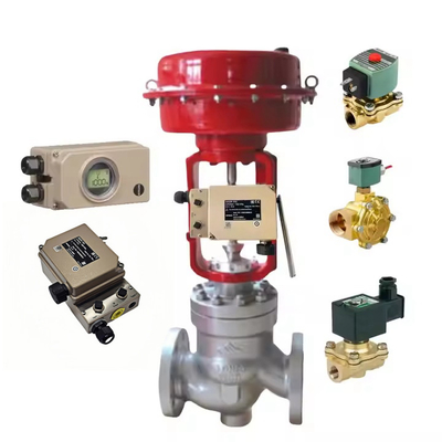 As válvulas solenoides Asco e Samson 4763 posicionador para Samson válvula de controle de fluxo