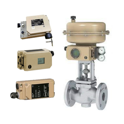 Samson 3241 válvula de controlo globe da classe de pressão ANSI 300 e aço inoxidável para válvula com válvula solenoide ASCO