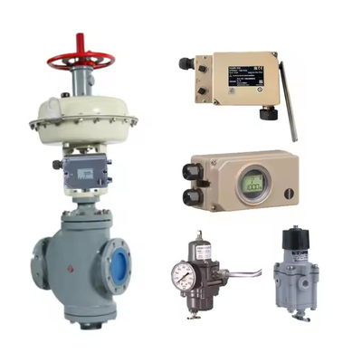 Actuadores de várias voltas SA e SAR da AUMA com posicionadores de válvulas pneumáticas SAMSON 3725 HART e válvula solenoide ASCO em estoque