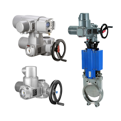 Actuadores de várias voltas SA e SAR da AUMA com posicionadores de válvulas pneumáticas SAMSON 3725 HART e válvula solenoide ASCO em estoque
