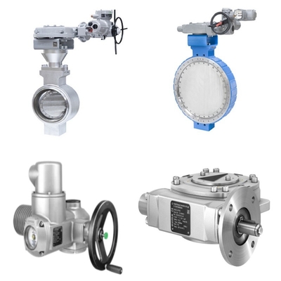 Controle de pressão / fluxo Skid Samson LTR 43 Válvulas borboleta e Auma atuadores elétricos e caixas de dentes