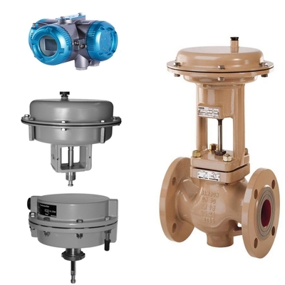 Samson 3260/3244 válvula de controlo e 3271/3277 actuador pneumático com 3967 válvula de solenoide e China posicionador de alta qualidade