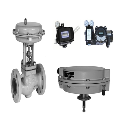 Samson 3241 Globo Valve e 3271 Actuador Pneumático, equipado com posicionador de válvulas produzido no país