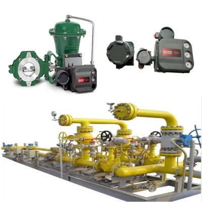 Válvula de controlo pneumático Fisher 8580/8590 Válvula de controlo 1052/2052 Actuador pneumático