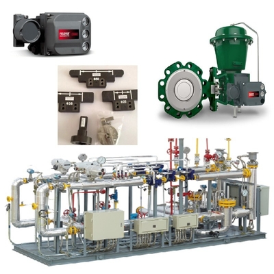 Válvula de controlo pneumático Fisher 8580/8590 Válvula de controlo 1052/2052 Actuador pneumático