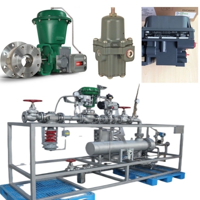 Deslizamento de comutação de válvulas com EMERSON Fisher V150/V200 /V300 válvula de controle 1061/2052 atuador pneumático DVC6200 posicionador
