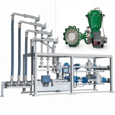 Deslizamento da válvula de controle de fluxo com EMERSON Fisher A11 Butterfly Valve 2052 Actuador DVC6200 posicionador 67CF regulador de tensão