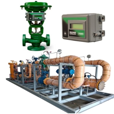 Deslizamento da válvula de controle de fluxo com válvula de controle e atuador EMERSON Fisher GX com posicionador de válvula DVC6200/DVC2000