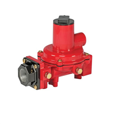 Deslizamento de comutação de válvula equipado com reguladores Fisher R série R222H/R222 e manômetro WIKA
