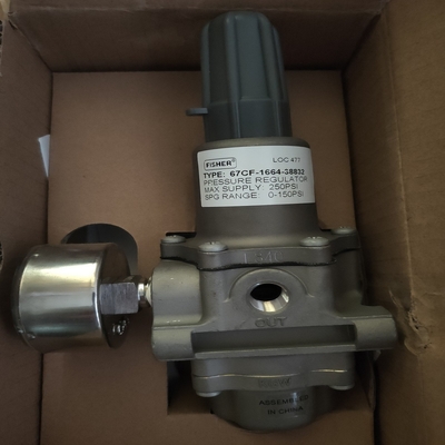 Emerson Fisher 67CFR 235 237 239 Compacto e leve, de fácil manutenção, regulador de pressão de alto desempenho