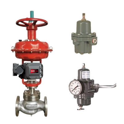 Reguladores Fisher 67C e válvula de controlo chinesa equipada com Fisher DVC6200 DVC2000 DVC510si posicionador de válvula inteligente