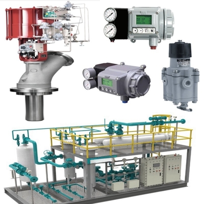 Válvula de controlo pneumática com sinal de controlo linear de 4-20 MA e ligação de flanges para a gama de pressões
