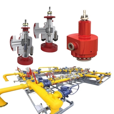 Válvula de controlo de flanges Samson PN1.6~42MPa ANSI 150~2500LB com assento cônico ou de anel DN15~DN600