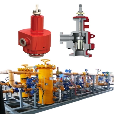 Válvula de controlo de flanges Samson PN1.6~42MPa ANSI 150~2500LB com assento cônico ou de anel DN15~DN600