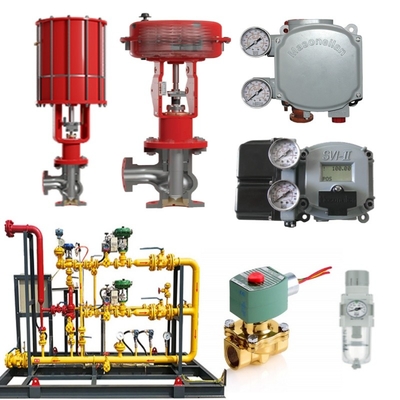 Válvula de comutação de deslizamento Masoneilan 71000 Válvula de controlo 87/88 Actuador SVI FF/SVI-3 ACSO Válvula solenoide SMC Regulador de tensão