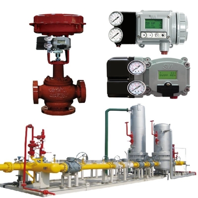 Válvula de controlo de fluxo pneumático com ligação de tipo flange de ferro dúctil nodular e enchufe rotativo excêntrico
