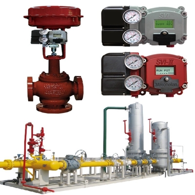 Válvula de controlo de fluxo pneumático com ligação de tipo flange de ferro dúctil nodular e enchufe rotativo excêntrico